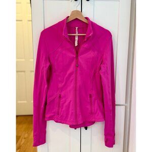 Lululemon Size 8 Medium Forme Define Jacket Rasberry Glo Light Hot Pink